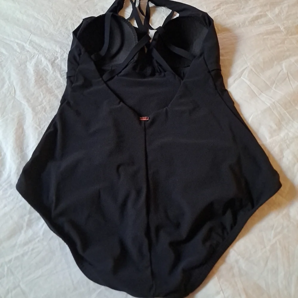 Amoressa Swimsuit Black Size 12 Excellent Condition